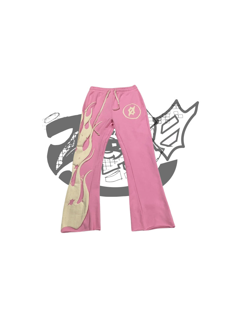 Flared Flame Sweats